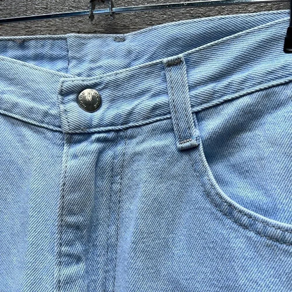 Riders Denim Kid’s Blue Distressed Relaxed Straight Leg Sturdy Jeans Size 16